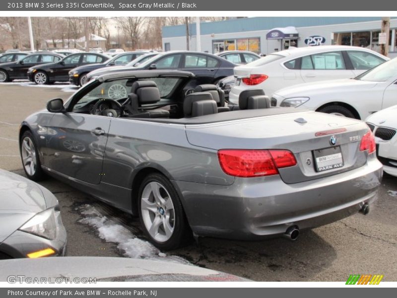 Space Gray Metallic / Black 2013 BMW 3 Series 335i Convertible