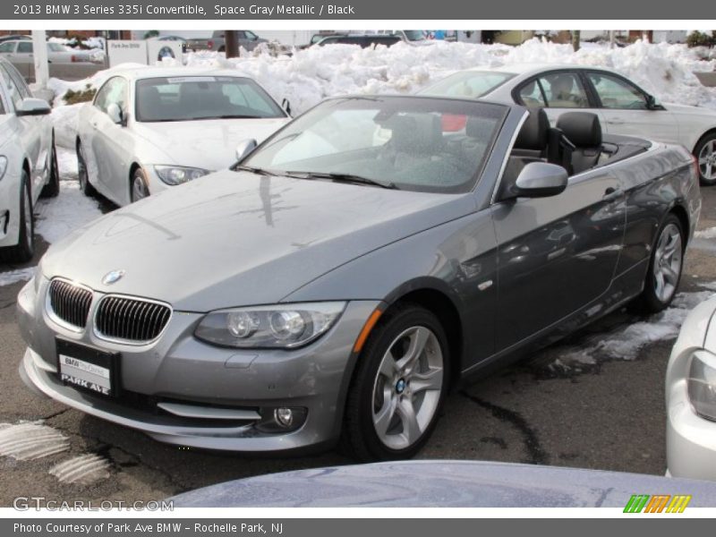 Space Gray Metallic / Black 2013 BMW 3 Series 335i Convertible