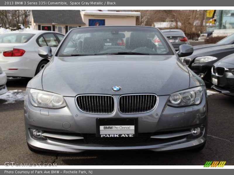 Space Gray Metallic / Black 2013 BMW 3 Series 335i Convertible