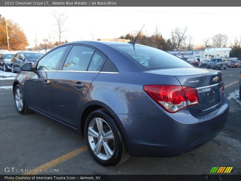 Atlantis Blue Metallic / Jet Black/Brick 2013 Chevrolet Cruze LT