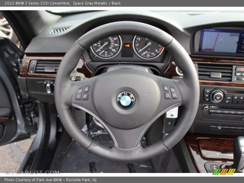Space Gray Metallic / Black 2013 BMW 3 Series 335i Convertible