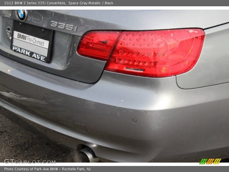 Space Gray Metallic / Black 2013 BMW 3 Series 335i Convertible