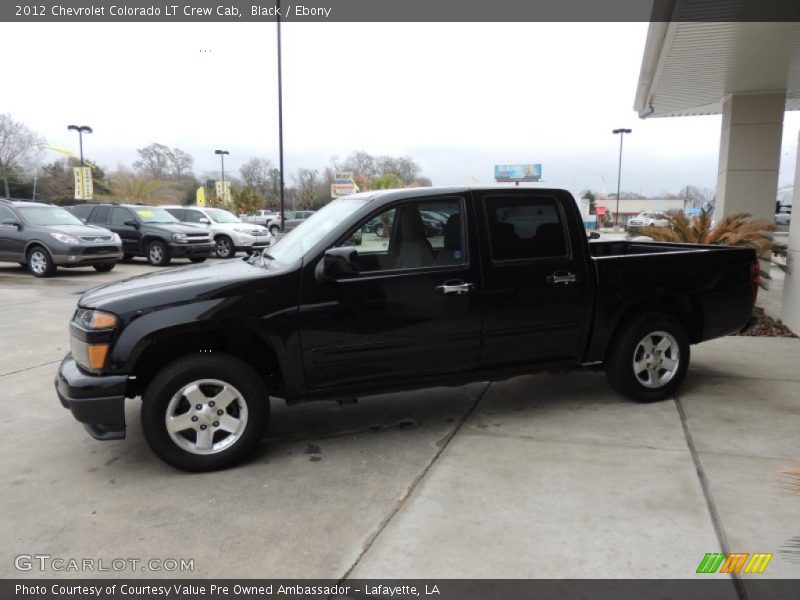 Black / Ebony 2012 Chevrolet Colorado LT Crew Cab