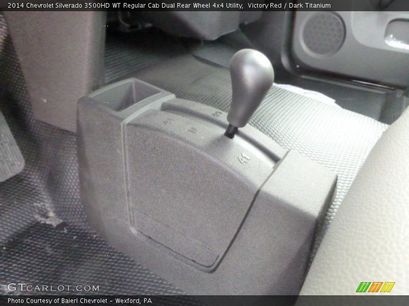 Victory Red / Dark Titanium 2014 Chevrolet Silverado 3500HD WT Regular Cab Dual Rear Wheel 4x4 Utility