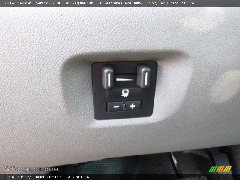 Victory Red / Dark Titanium 2014 Chevrolet Silverado 3500HD WT Regular Cab Dual Rear Wheel 4x4 Utility