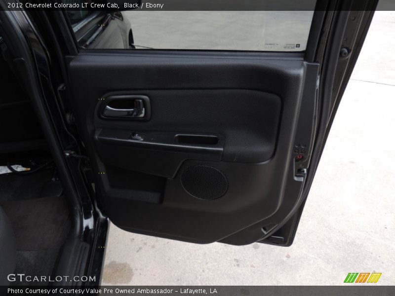 Black / Ebony 2012 Chevrolet Colorado LT Crew Cab