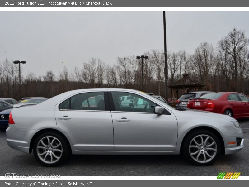 Ingot Silver Metallic / Charcoal Black 2012 Ford Fusion SEL