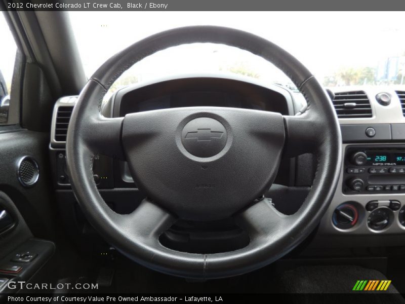 Black / Ebony 2012 Chevrolet Colorado LT Crew Cab