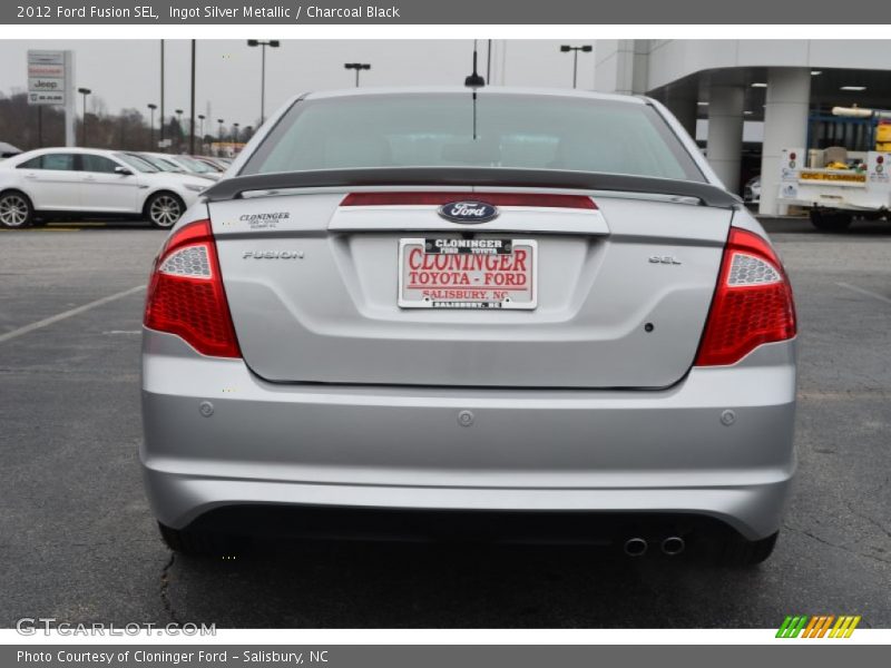 Ingot Silver Metallic / Charcoal Black 2012 Ford Fusion SEL