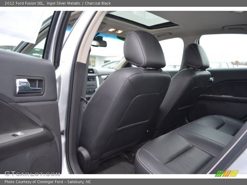 Ingot Silver Metallic / Charcoal Black 2012 Ford Fusion SEL