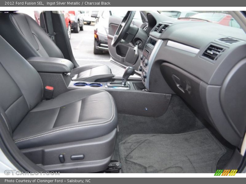 Ingot Silver Metallic / Charcoal Black 2012 Ford Fusion SEL