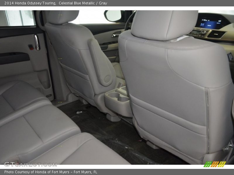 Celestial Blue Metallic / Gray 2014 Honda Odyssey Touring