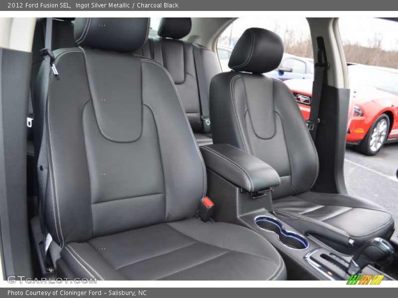 Ingot Silver Metallic / Charcoal Black 2012 Ford Fusion SEL