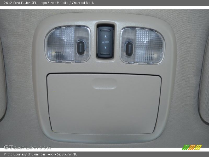 Ingot Silver Metallic / Charcoal Black 2012 Ford Fusion SEL