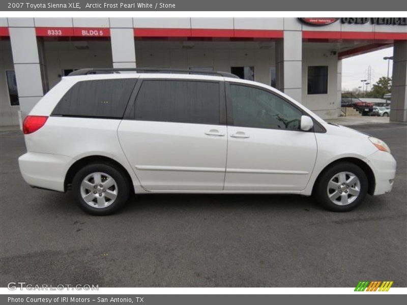 Arctic Frost Pearl White / Stone 2007 Toyota Sienna XLE