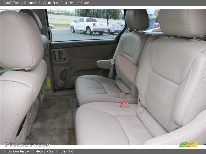 Arctic Frost Pearl White / Stone 2007 Toyota Sienna XLE