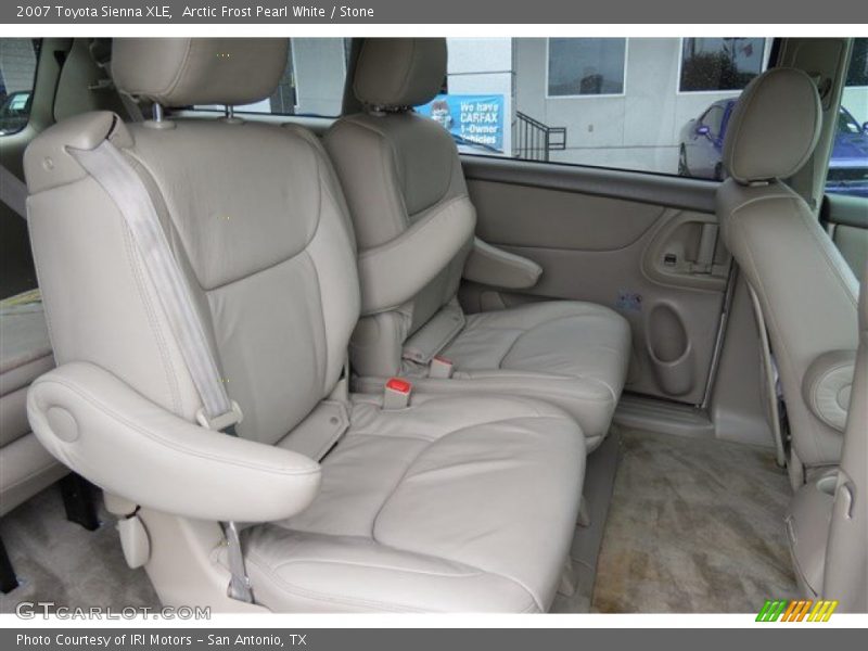 Arctic Frost Pearl White / Stone 2007 Toyota Sienna XLE