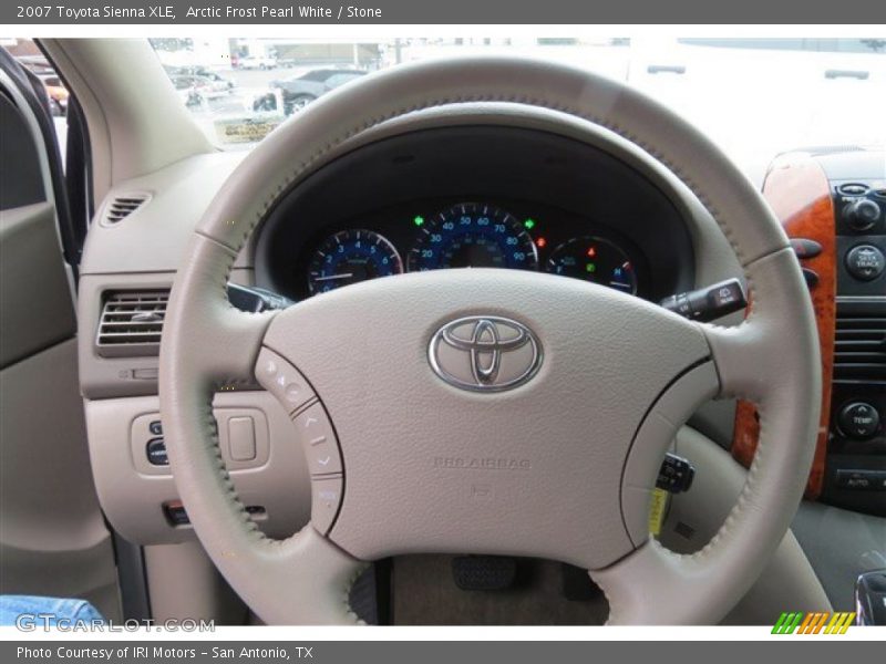 Arctic Frost Pearl White / Stone 2007 Toyota Sienna XLE
