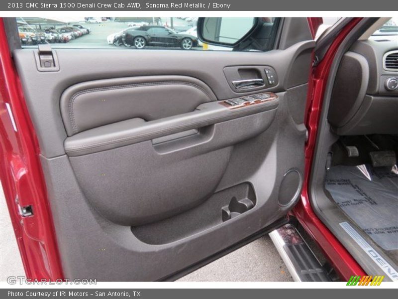 Sonoma Red Metallic / Ebony 2013 GMC Sierra 1500 Denali Crew Cab AWD