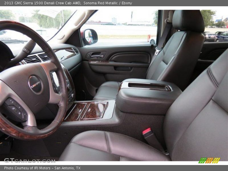 Sonoma Red Metallic / Ebony 2013 GMC Sierra 1500 Denali Crew Cab AWD