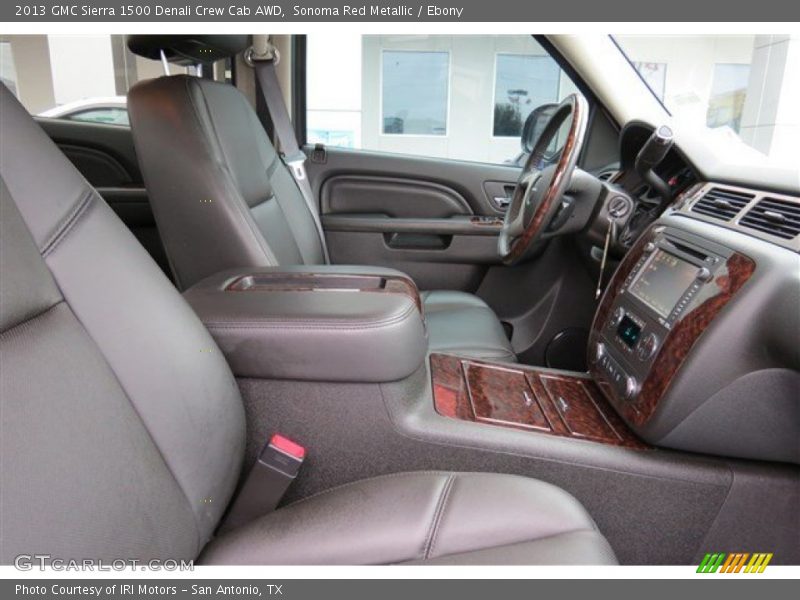 Sonoma Red Metallic / Ebony 2013 GMC Sierra 1500 Denali Crew Cab AWD