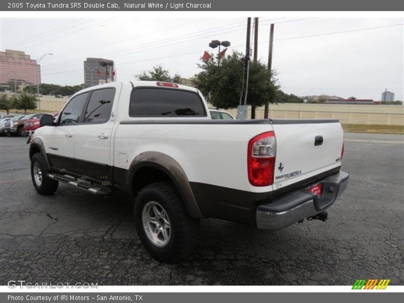 Natural White / Light Charcoal 2005 Toyota Tundra SR5 Double Cab