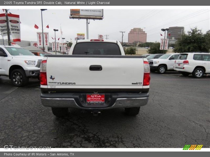 Natural White / Light Charcoal 2005 Toyota Tundra SR5 Double Cab