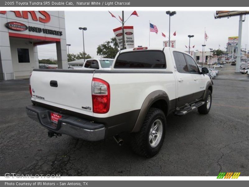 Natural White / Light Charcoal 2005 Toyota Tundra SR5 Double Cab