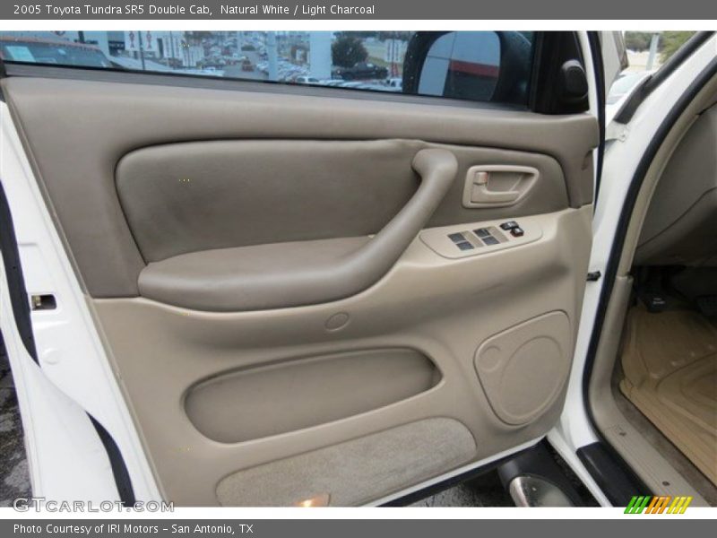Natural White / Light Charcoal 2005 Toyota Tundra SR5 Double Cab