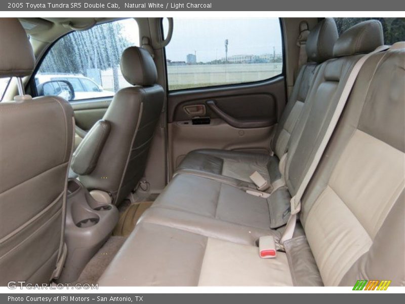 Natural White / Light Charcoal 2005 Toyota Tundra SR5 Double Cab