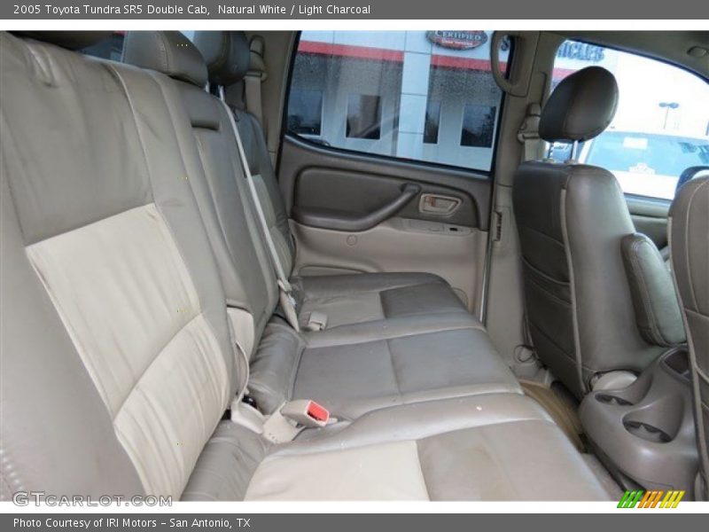Natural White / Light Charcoal 2005 Toyota Tundra SR5 Double Cab