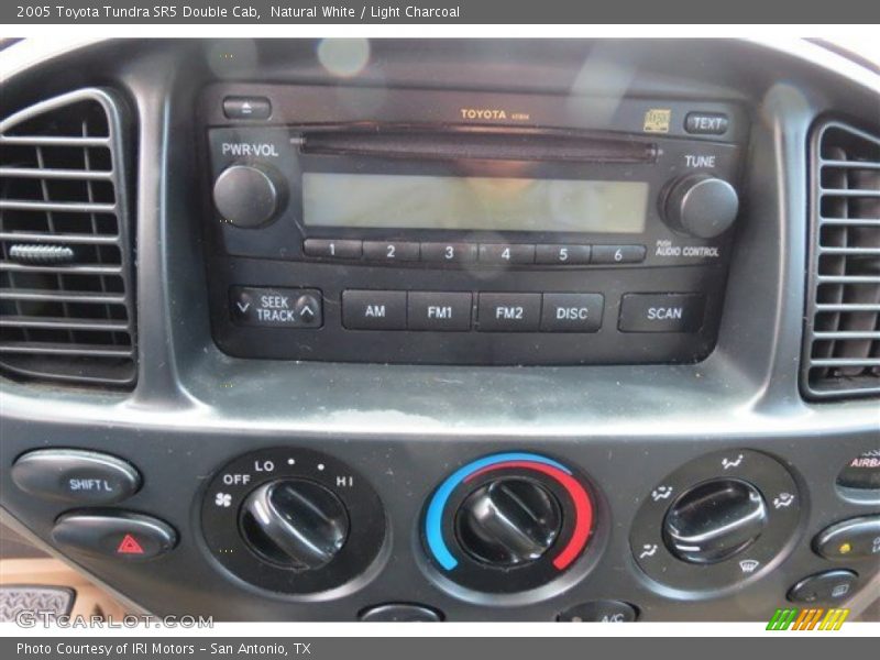 Natural White / Light Charcoal 2005 Toyota Tundra SR5 Double Cab