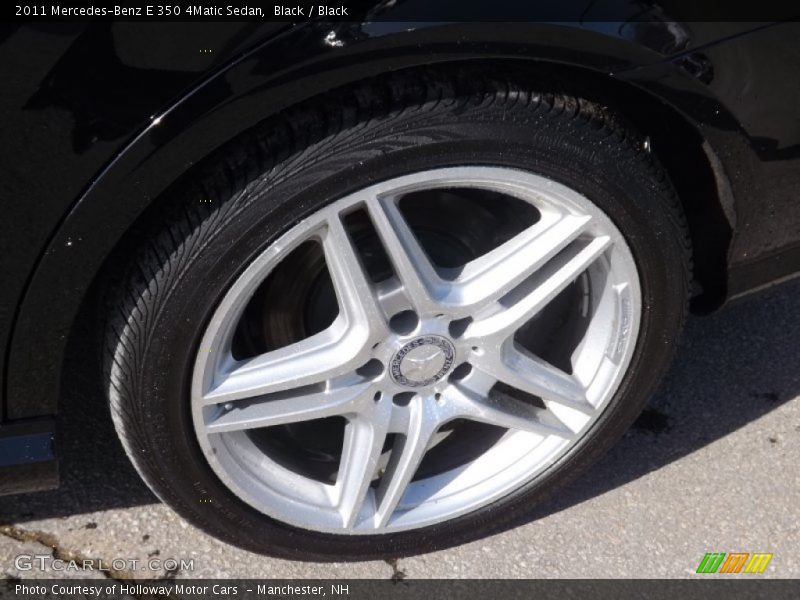 Black / Black 2011 Mercedes-Benz E 350 4Matic Sedan