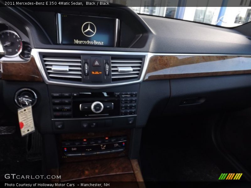 Black / Black 2011 Mercedes-Benz E 350 4Matic Sedan