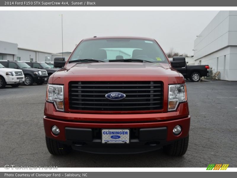 Sunset / Black 2014 Ford F150 STX SuperCrew 4x4