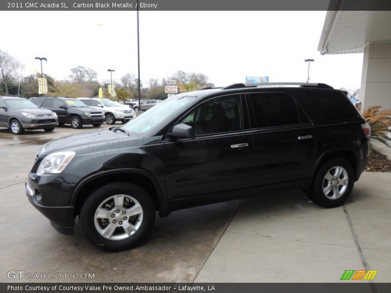 Carbon Black Metallic / Ebony 2011 GMC Acadia SL