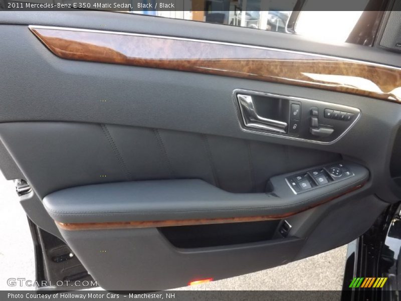 Black / Black 2011 Mercedes-Benz E 350 4Matic Sedan