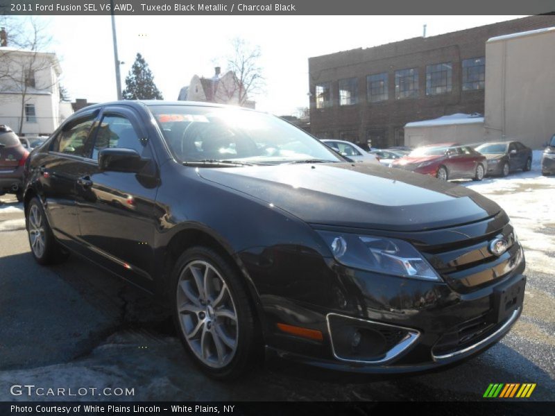 Tuxedo Black Metallic / Charcoal Black 2011 Ford Fusion SEL V6 AWD