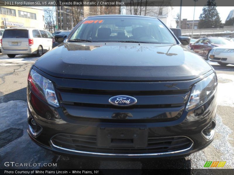 Tuxedo Black Metallic / Charcoal Black 2011 Ford Fusion SEL V6 AWD
