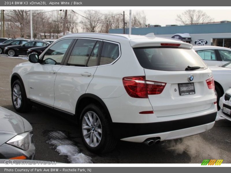 Alpine White / Black 2014 BMW X3 xDrive28i