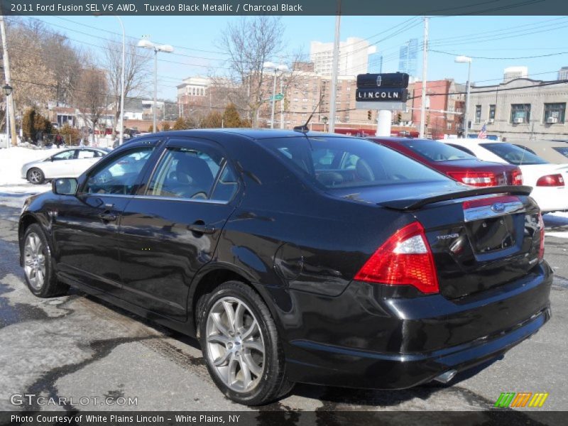 Tuxedo Black Metallic / Charcoal Black 2011 Ford Fusion SEL V6 AWD