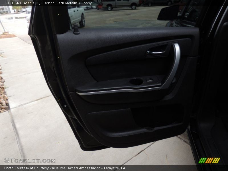 Carbon Black Metallic / Ebony 2011 GMC Acadia SL