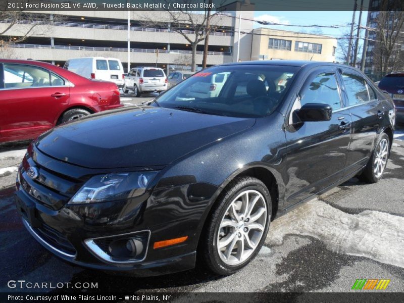 Tuxedo Black Metallic / Charcoal Black 2011 Ford Fusion SEL V6 AWD