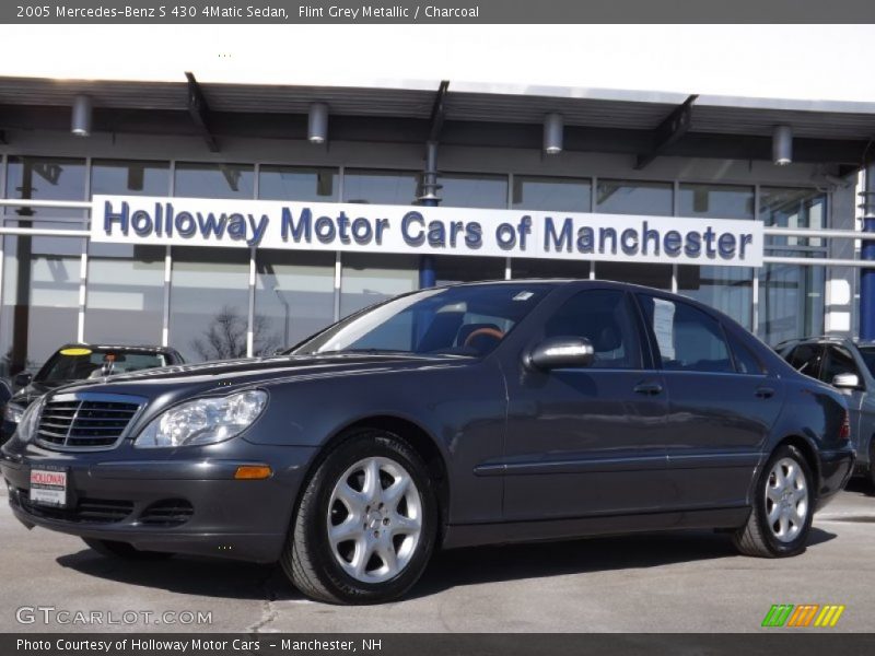 Flint Grey Metallic / Charcoal 2005 Mercedes-Benz S 430 4Matic Sedan