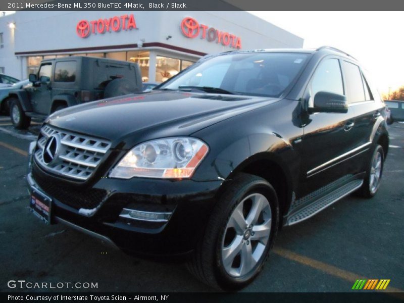 Black / Black 2011 Mercedes-Benz ML 350 BlueTEC 4Matic