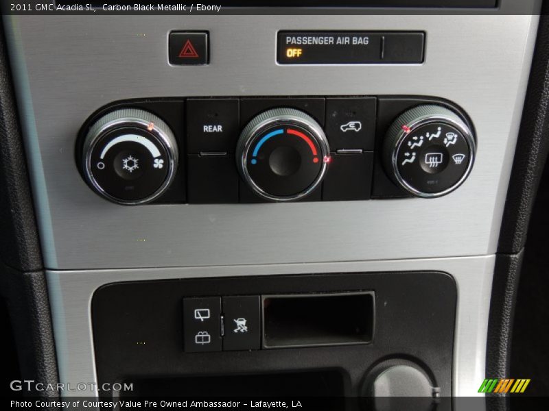 Carbon Black Metallic / Ebony 2011 GMC Acadia SL
