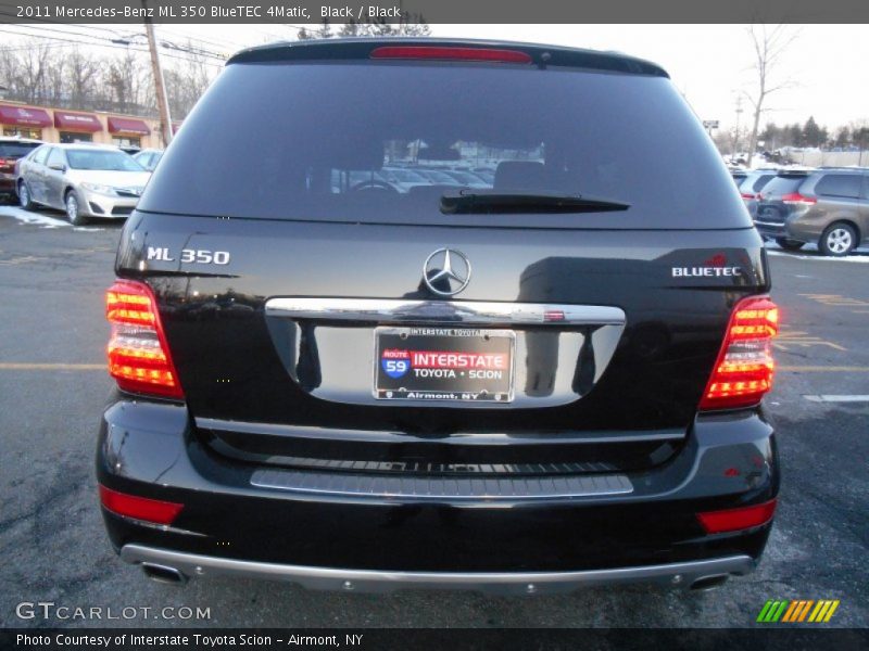 Black / Black 2011 Mercedes-Benz ML 350 BlueTEC 4Matic
