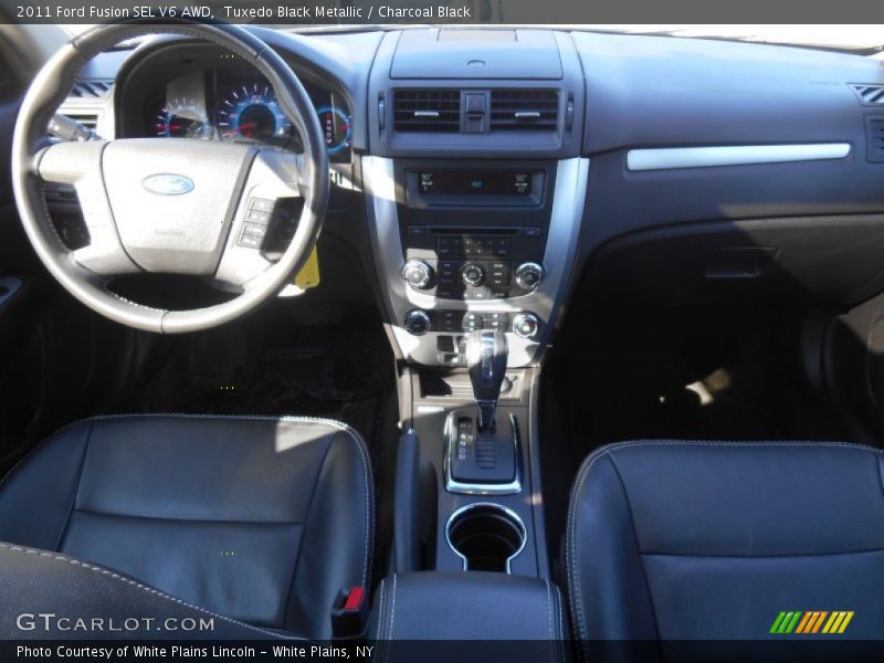 Tuxedo Black Metallic / Charcoal Black 2011 Ford Fusion SEL V6 AWD