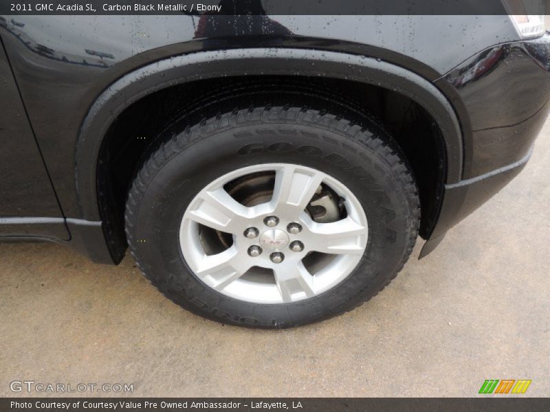 Carbon Black Metallic / Ebony 2011 GMC Acadia SL