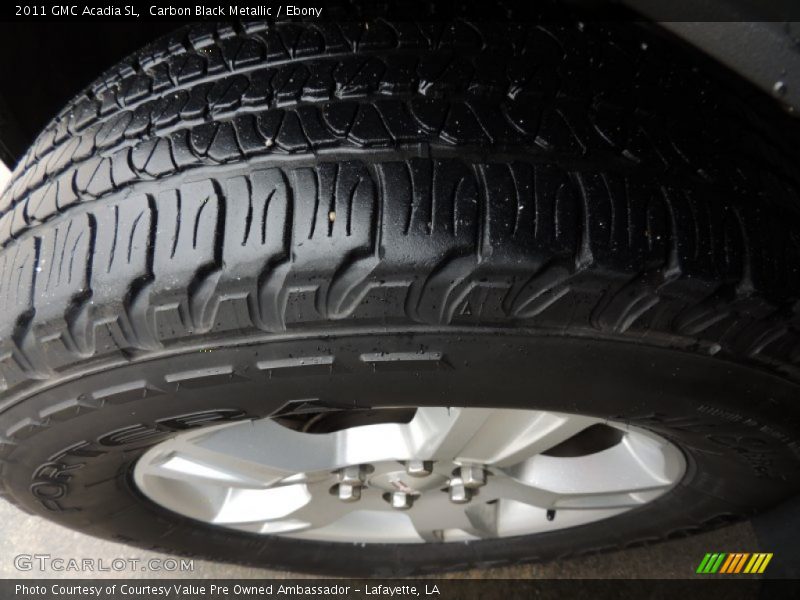 Carbon Black Metallic / Ebony 2011 GMC Acadia SL